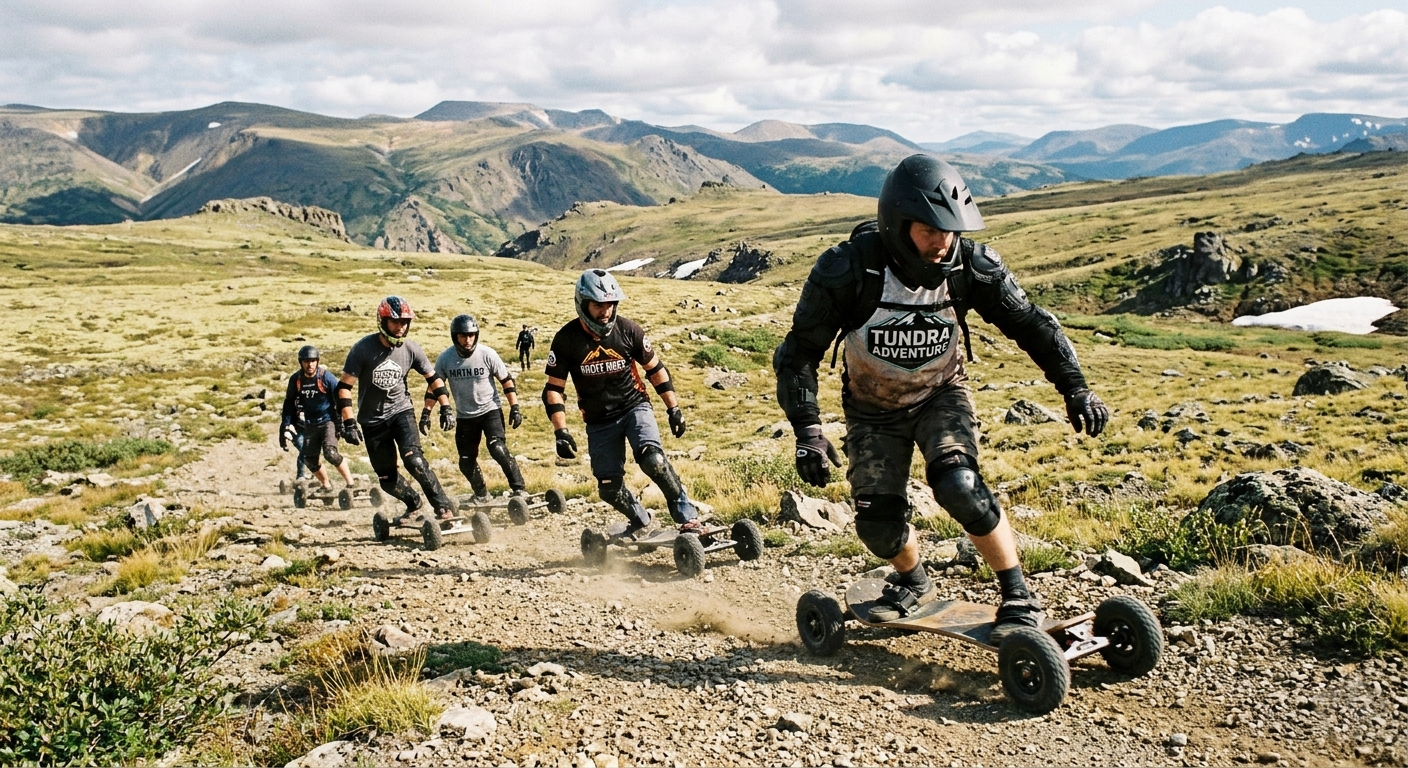 Mountainboard, Kitelandboarding, All Terrain Board, Funsport, 