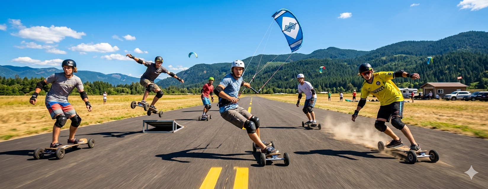 Mountainboard, Kitelandboarding, Allterrainboard, Downhill, Funsport, Outdoor,