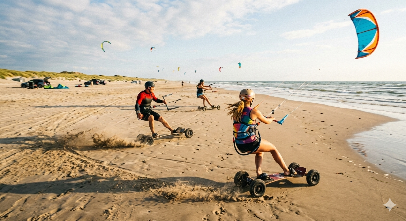 Mountainboard, Kitelandboarding, Allterrainboard, Downhill, Funsport, Outdoor,