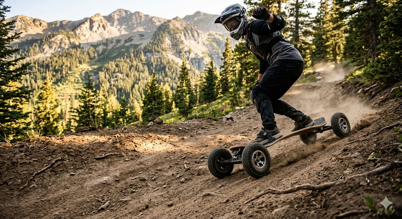 Mountainboard, Kitelandboarding, Allterrainboard, Downhill, Funsport, Outdoor,